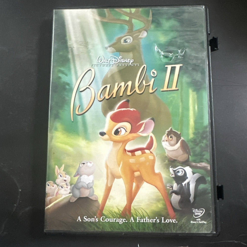 Disney Bambi II DVD 2006 Widescreen Animated Kids Movie Sequel G Rated
